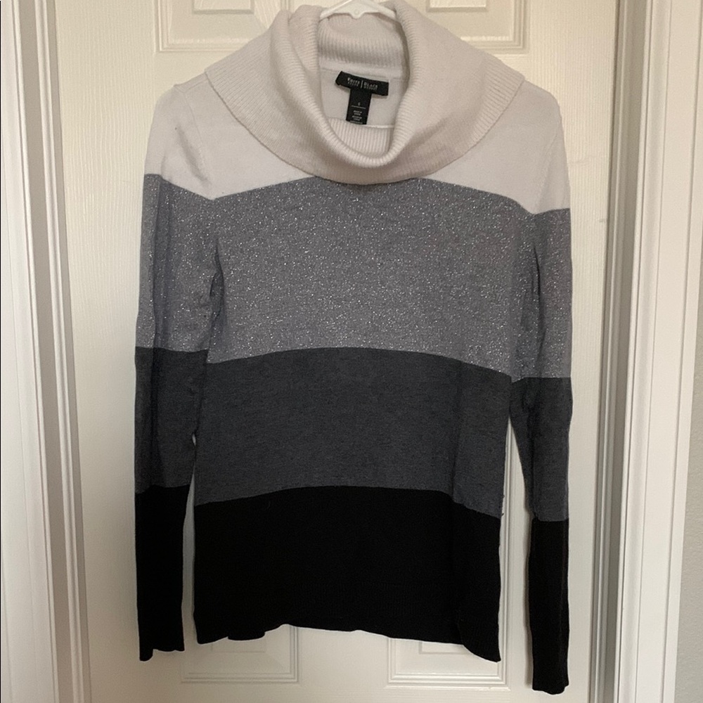 White House Black Market Women's White Sweater